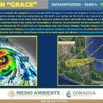 Grace se intensificó a huracán categoría 3