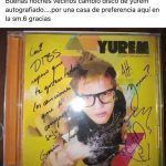 ¡Qué ofertón! Cambia disco autografiado de Yurem por casa