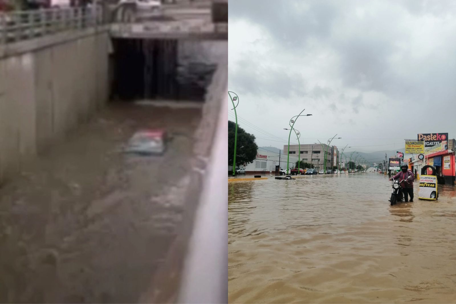 Nuevamente, colapsan avenidas de Pachuca tras lluvias