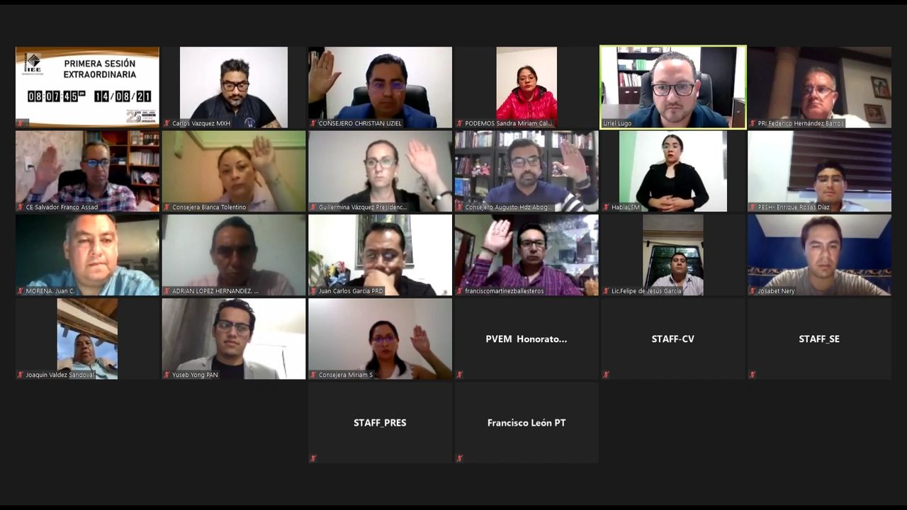IEEH asigna las 12 Diputaciones de Representación Proporcional: conócelos