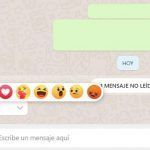 WhatsApp activará las reacciones para los mensajes