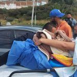 Ayudan policías a una mujer a dar a luz en el bulevar Colosio