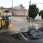 Hundimiento de Colosio, debido a corrientes de lluvia: Caasim