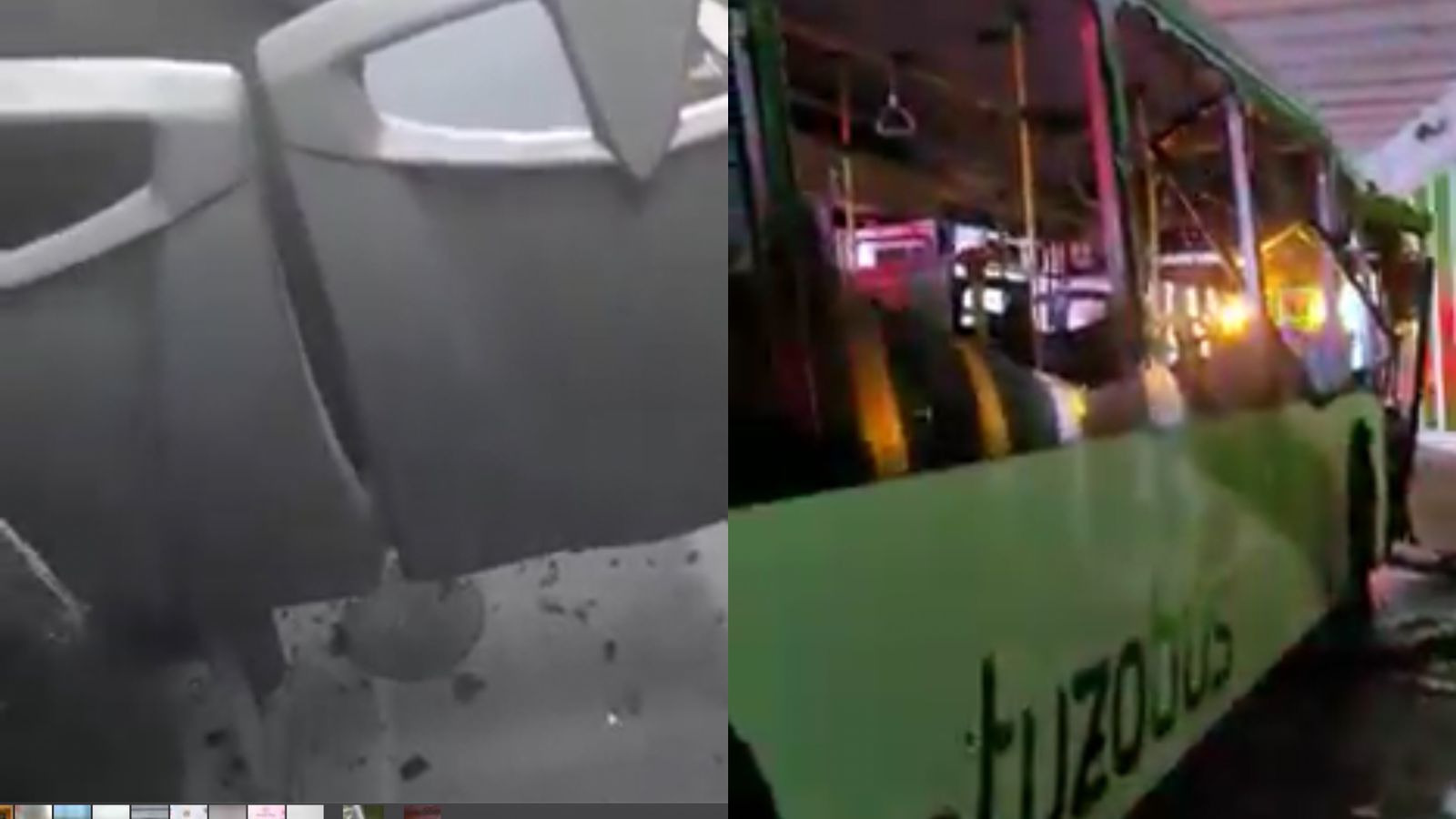 Deja accidente de Tuzobús 14 lesionados