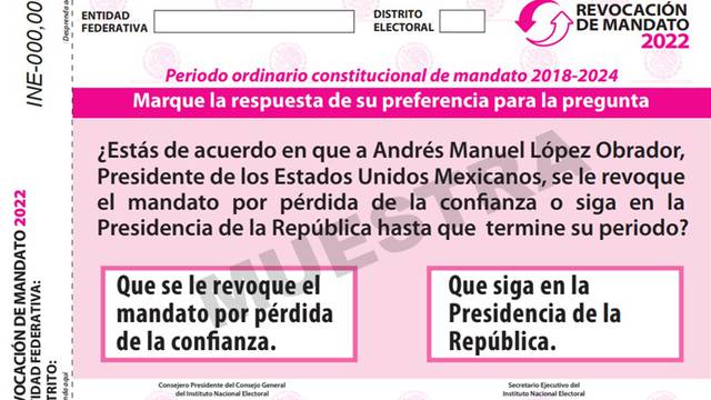 ¿Cuándo será la revocación de mandato y dónde puedes participar?