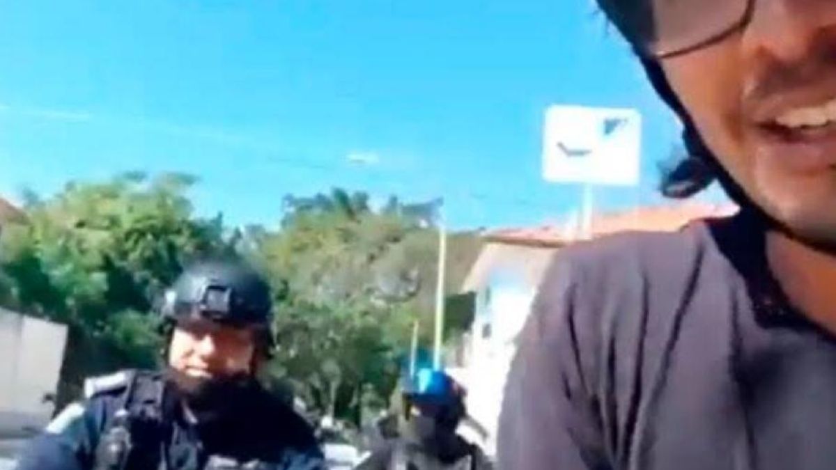 Video: Detienen a ciclista en Chiapas por ir a exceso de velocidad