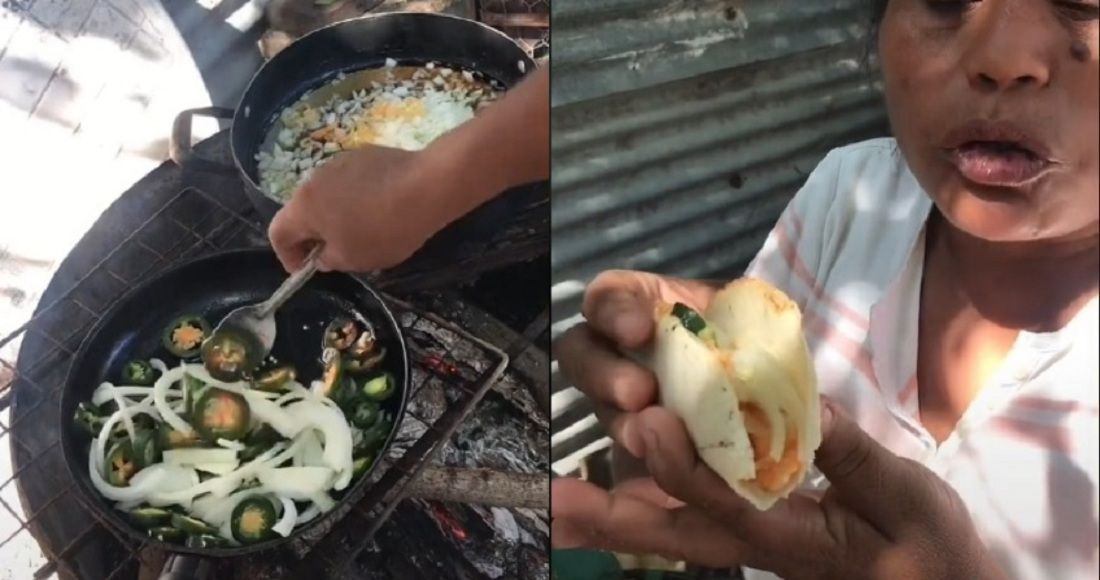 Mujer muestra la comida "humilde" que hace con 50 pesos para 4 personas