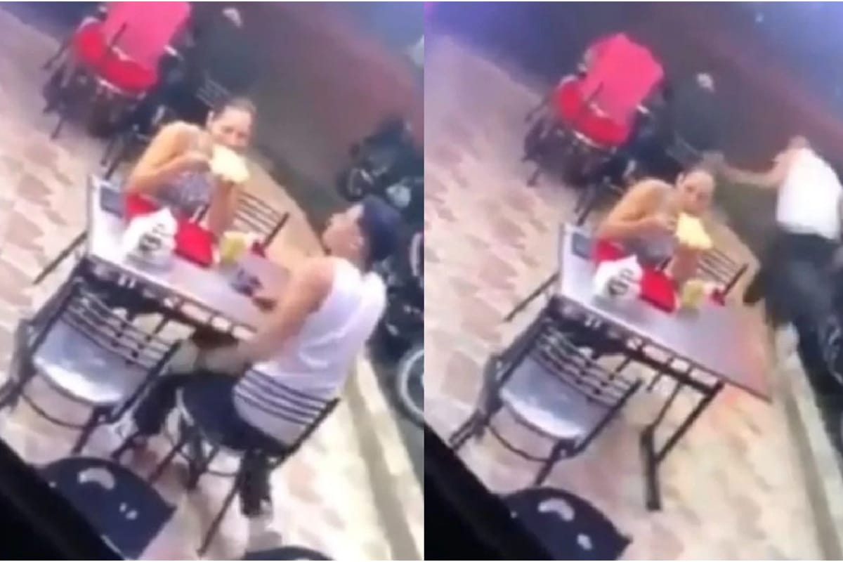 Video: Mujer no suelta su pizza durante asalto y se vuelve viral