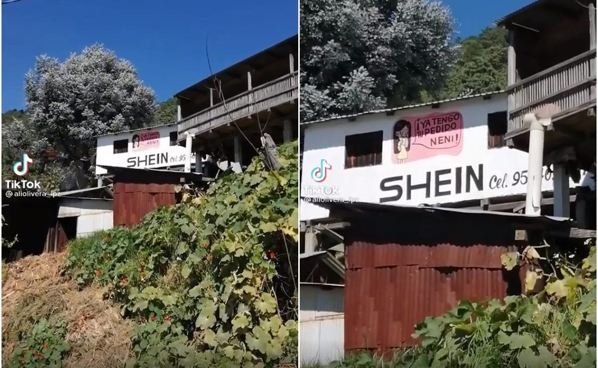 Construyen tienda Shein en pueblo de Oaxaca y se vuelve viral