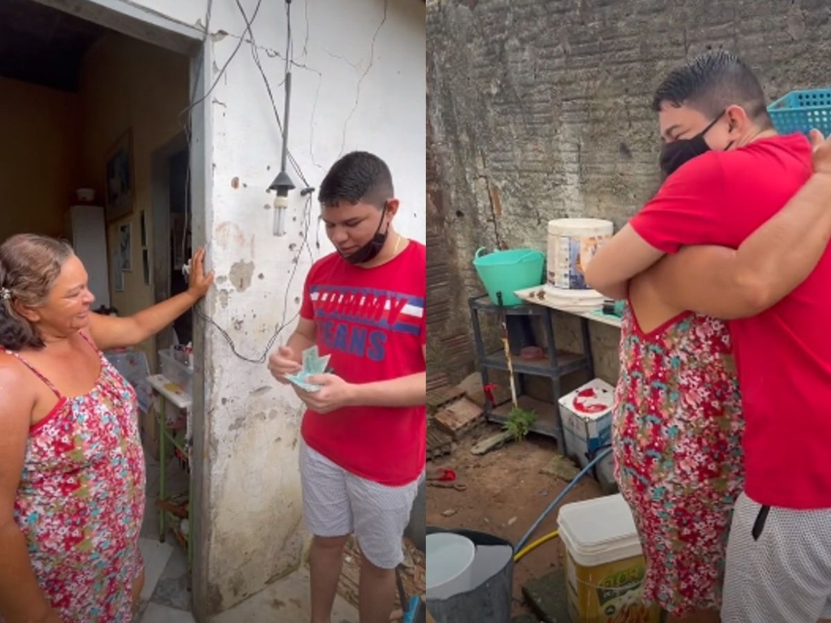 Regala su primer sueldo a su mamá; viralizan video