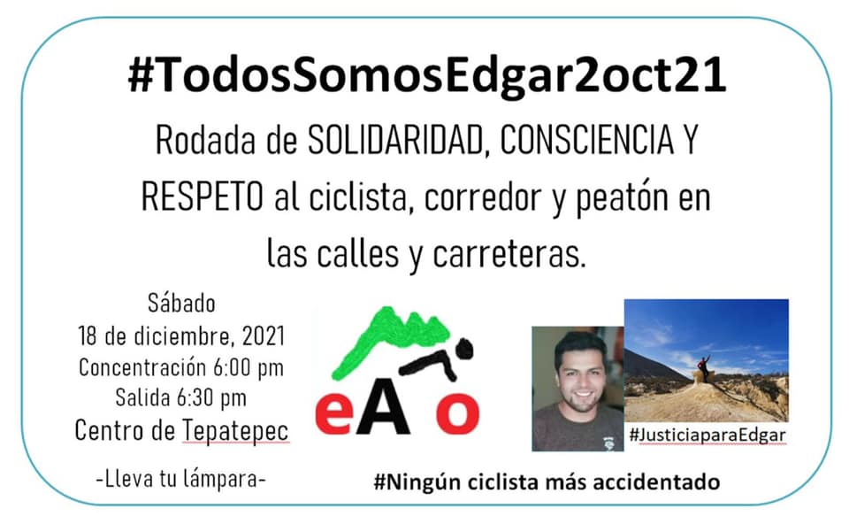Realizarán rodadas en apoyo a joven pachuqueño atropellado