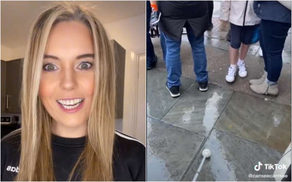 Mujer invidente se hace viral al mostrar su día a día en TikTok