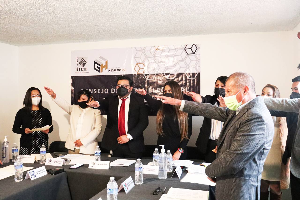 IEEH concluye instalación de los 18 Consejos Distritales Electorales