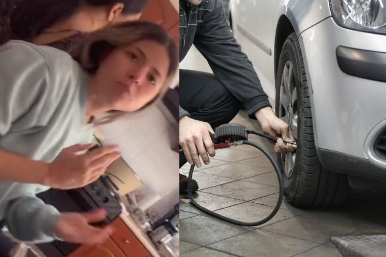 Presume que pagó 500 pesos por "aire premium" para llantas de su auto