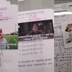 Profesor califica a alumnos con memes