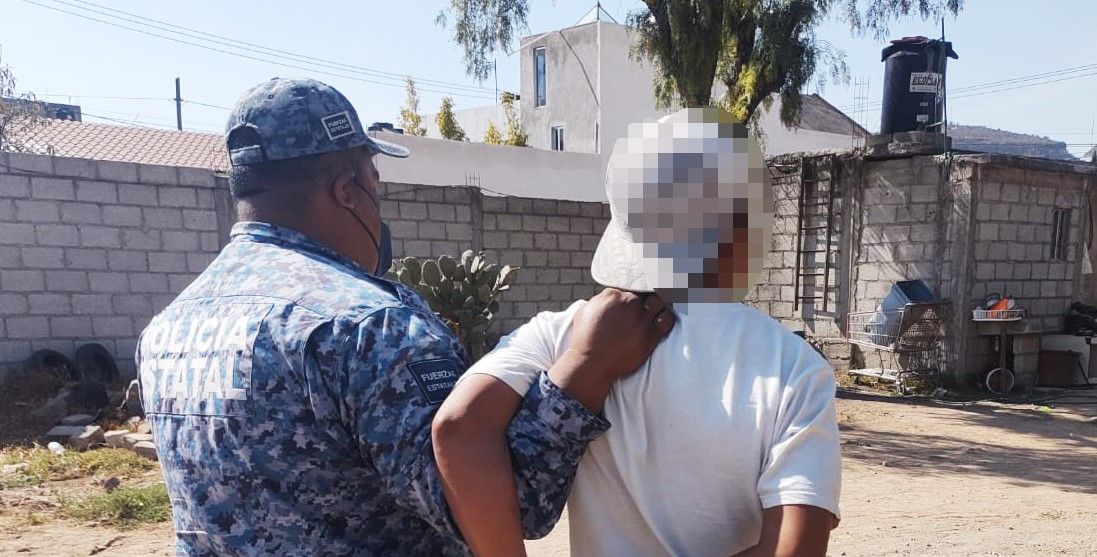 Detienen a un sujeto por probable agresión a mujer en Pachuca
