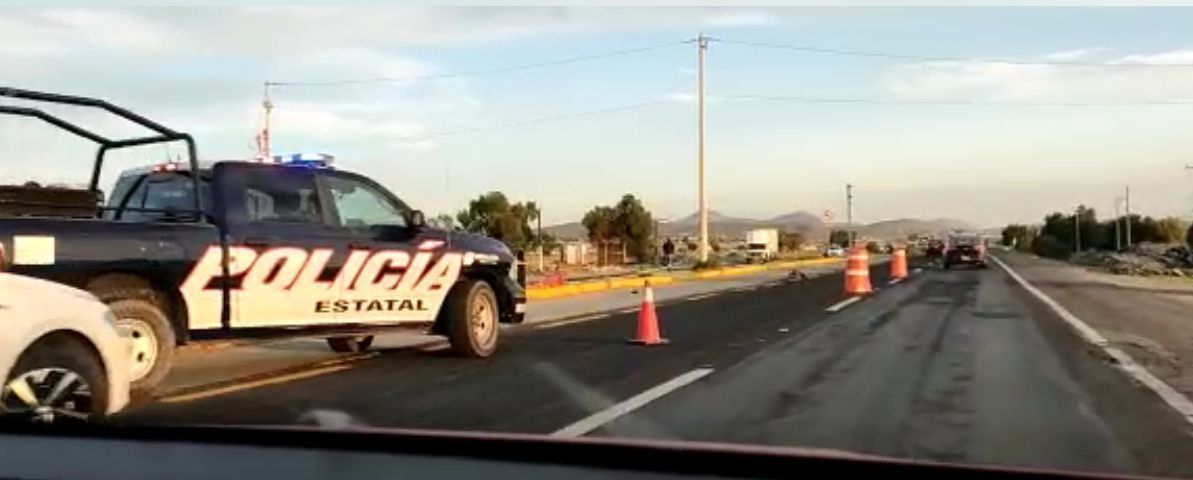 Fallece una persona tras ser atropellada en la Pachuca-Sahagún