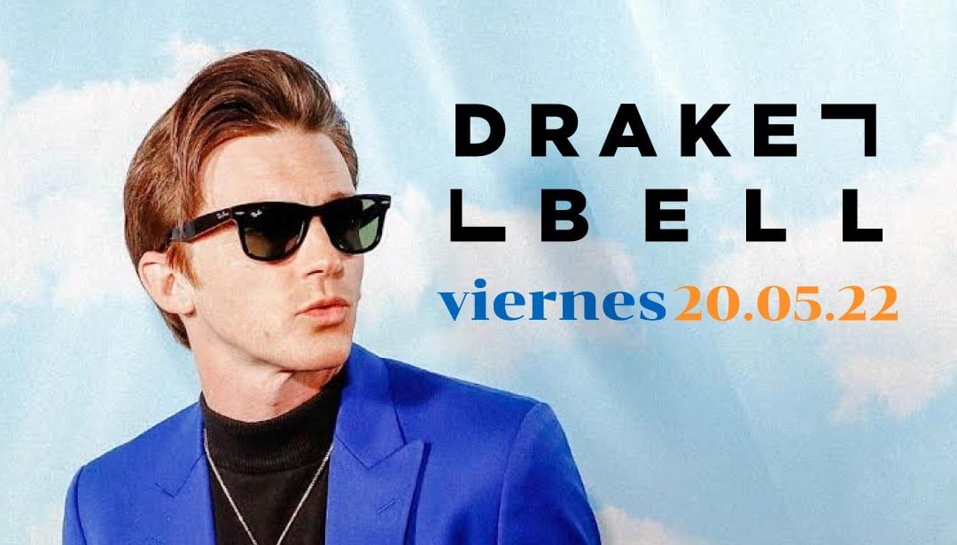 Anuncia antro visita de Drake Bell a Pachuca este viernes