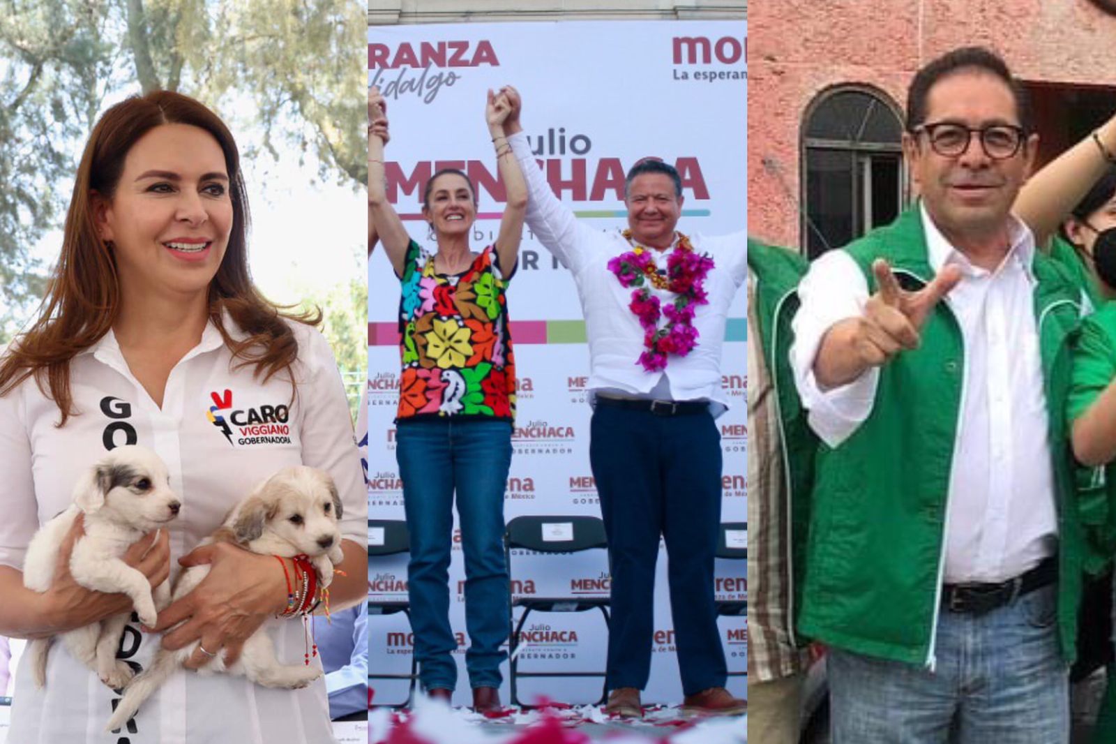 Realizaron candidatos campaña en Pachuca este domingo