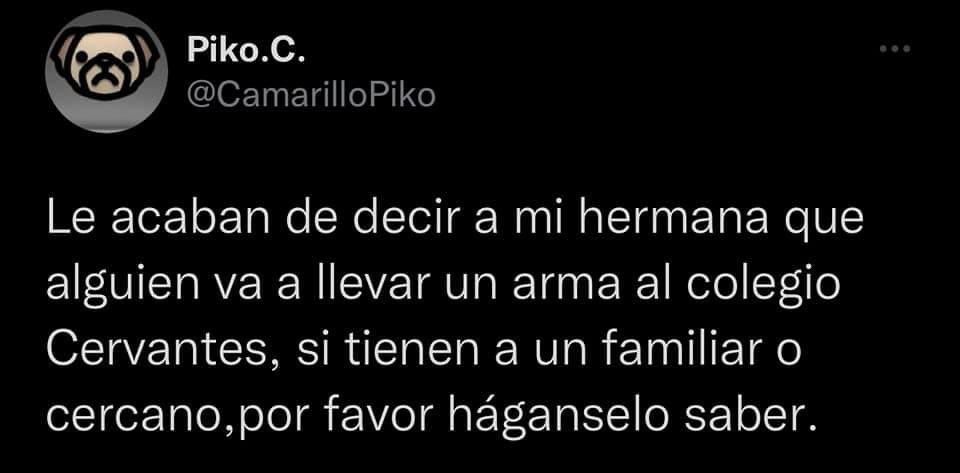 Publicación en redes alerta a escuela de Pachuca