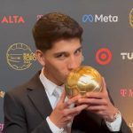 Kevin Álvarez ganó el Balón de Oro como Mejor Lateral