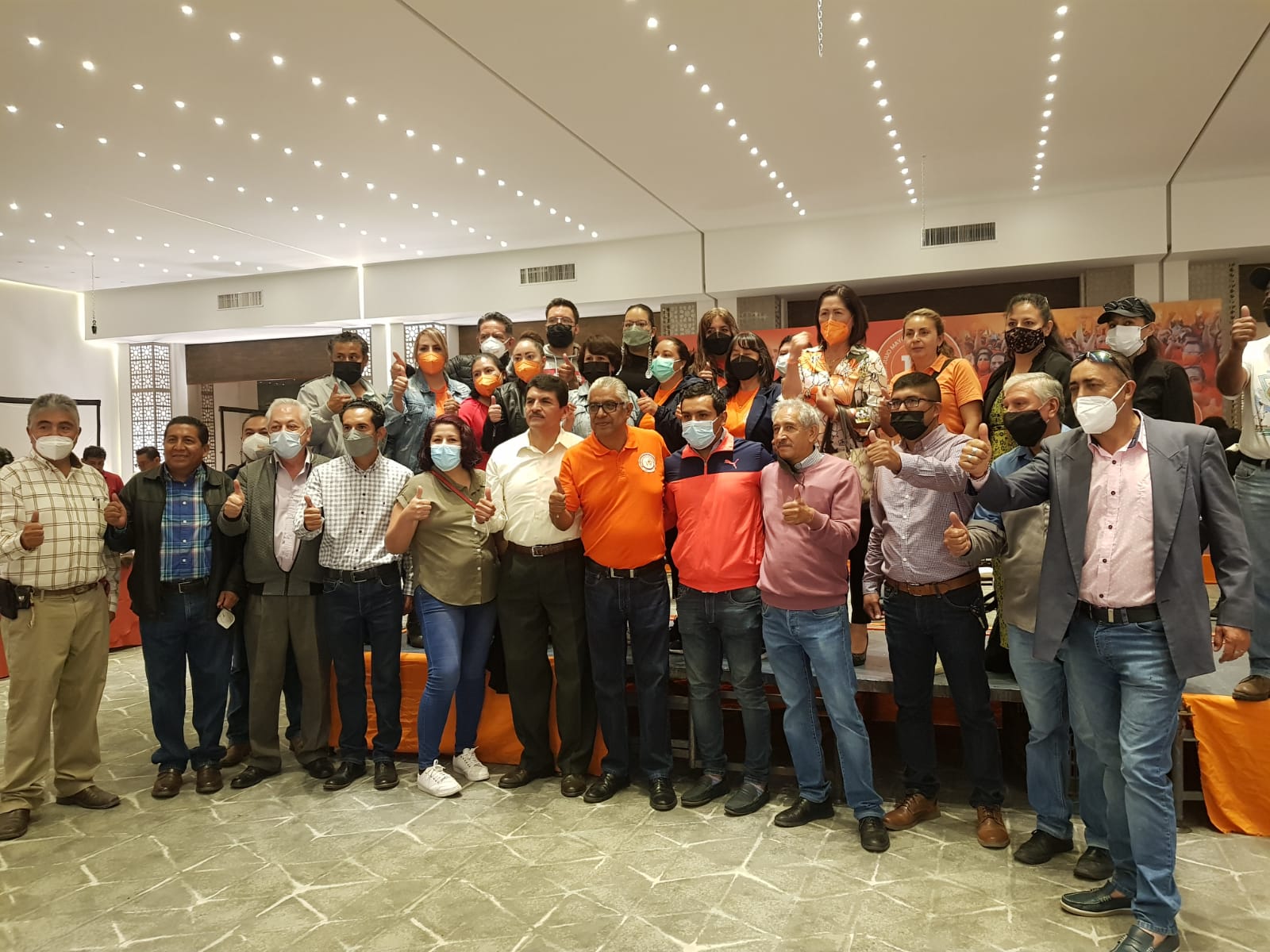 Confía Julio Mayorga en triunfo de planilla naranja; pide respetar autonomía sindical
