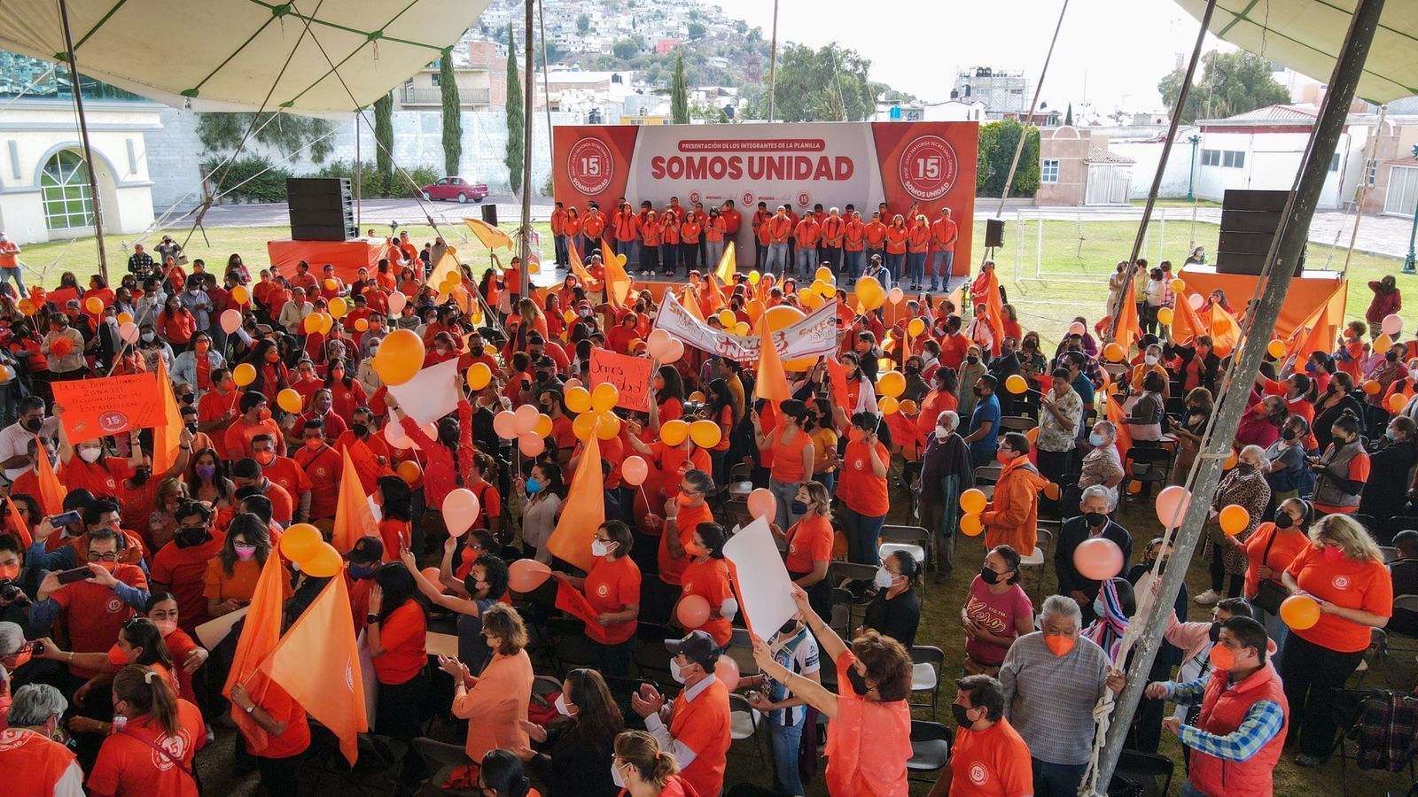 Vamos a arrasar, dice Julio Mayorga en Mineral de la Reforma