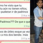 Piden a pareja ser padrinos de útiles escolares porque no tienen hijos
