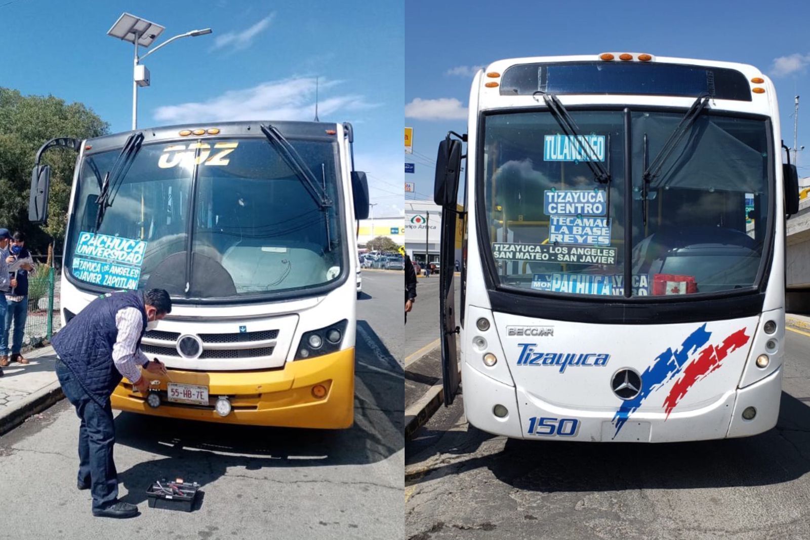 Sancionan a autobuses federales por incumplir ley, en Hidalgo