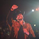 Edén Muñoz en el teatro del pueblo de la Feria Pachuca 2023