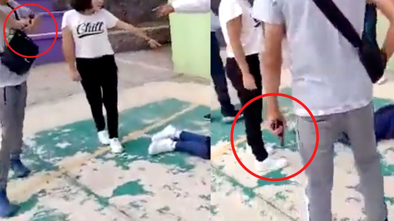 Investigan a menor que sacó arma durante riña, en Pachuca