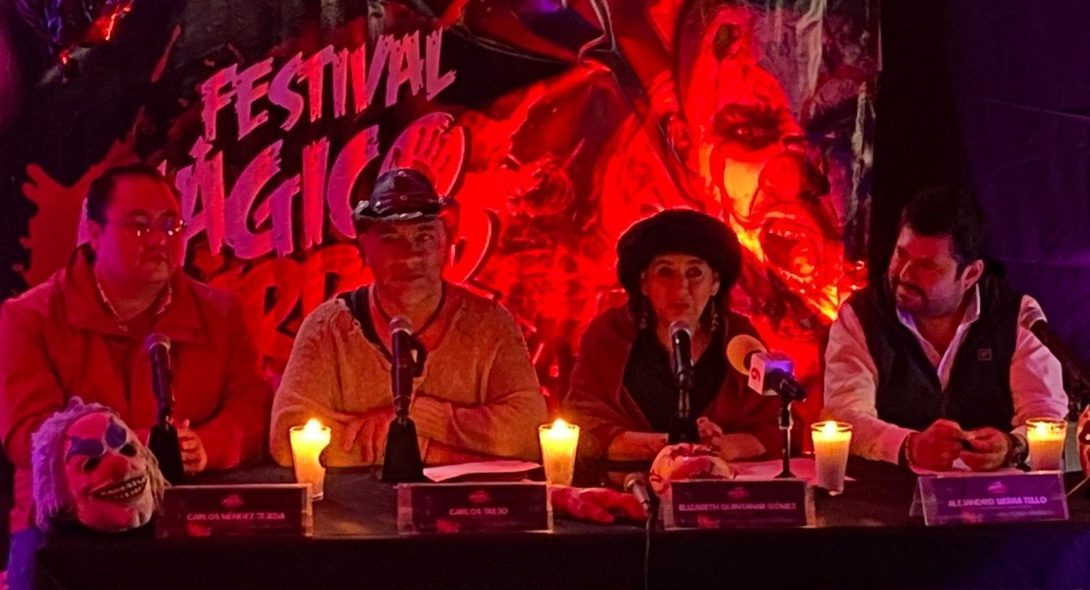 Presentan el Festival Mágico del Terror en Real del Monte