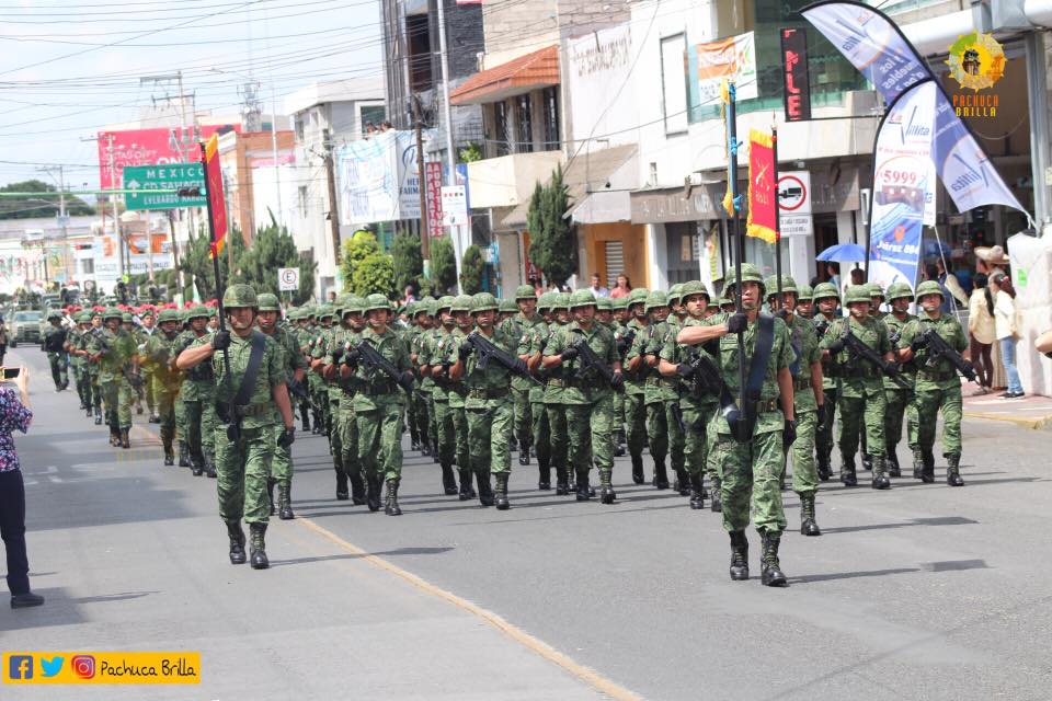 Este lunes, el desfile cívico militar en Pachuca: ruta y hora