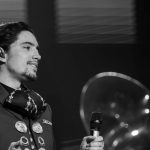 Alex Fernández en el teatro del pueblo de la Feria de Pachuca