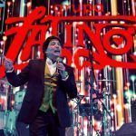 Grupo Latino en el teatro del pueblo de la feria de Pachuca