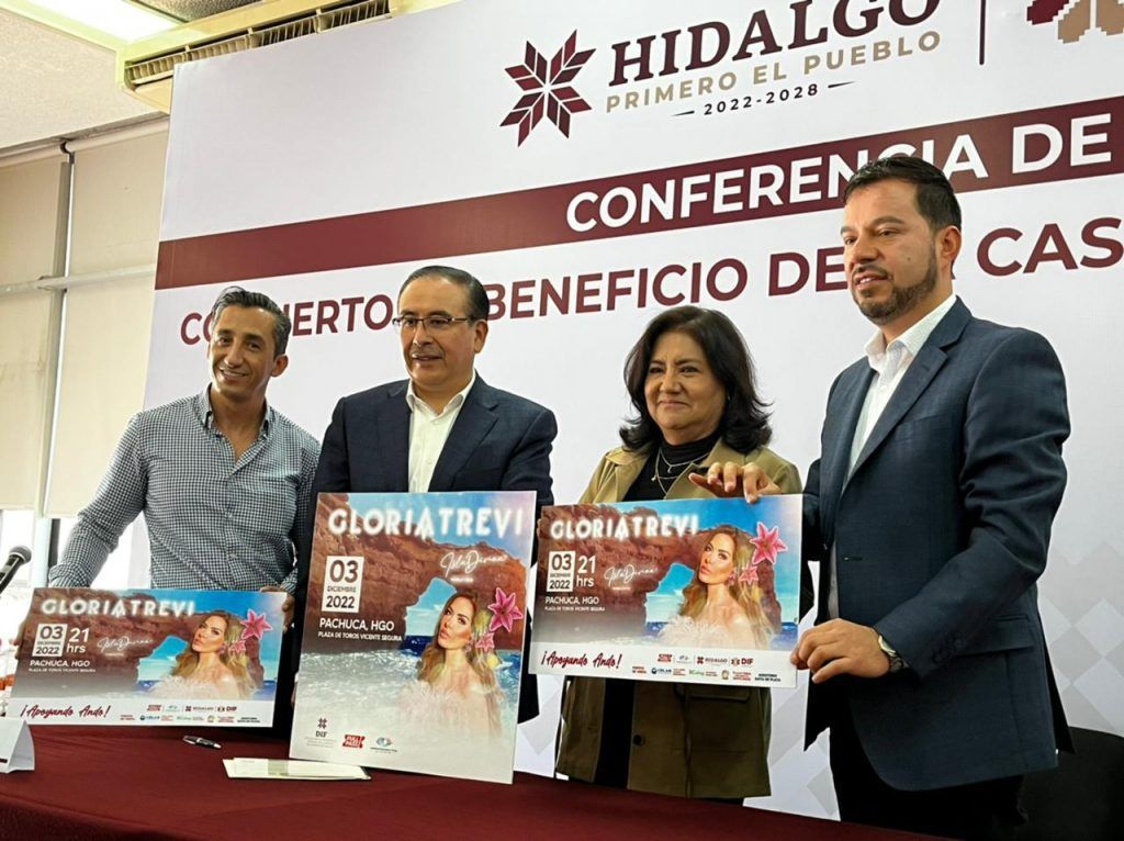 Gloria Trevi se presentará en Pachuca en concierto benéfico/