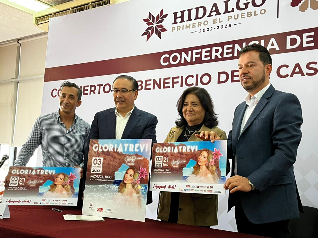 Gloria Trevi se presentará en Pachuca en concierto benéfico/