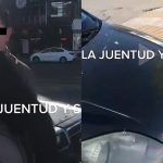 Exhiben a automovilista por estacionarse en paso peatonal en Pachuca