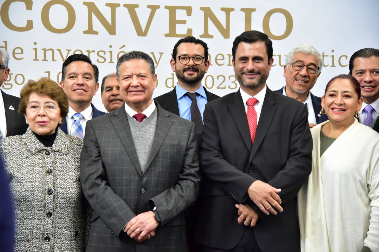 Firman convenio para atraer inversiones y turismo a Hidalgo