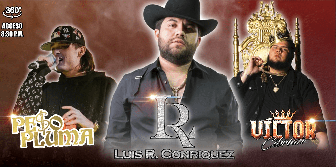 Luis R. Conriquez, Peso Pluma y Víctor Cibrián en Pachuca: precios y dónde comprar boletos