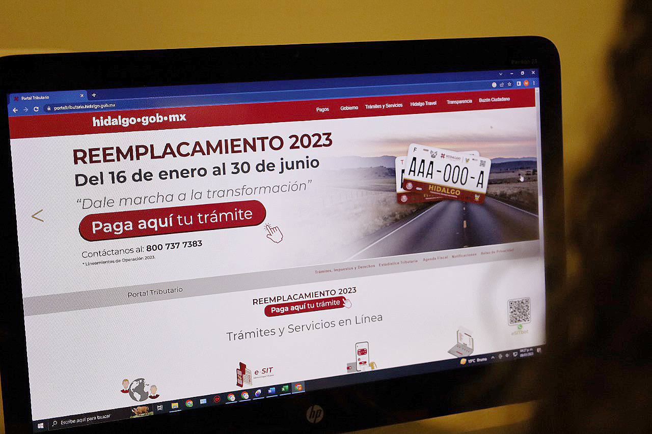 Van casi 16 mil contribuyentes que han renovado sus placas en Hidalgo