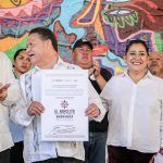 Entregan nombramiento de Barrio Mágico a El Arbolito