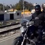 Policías de Pachuca en moto usan ciclovía, denuncian