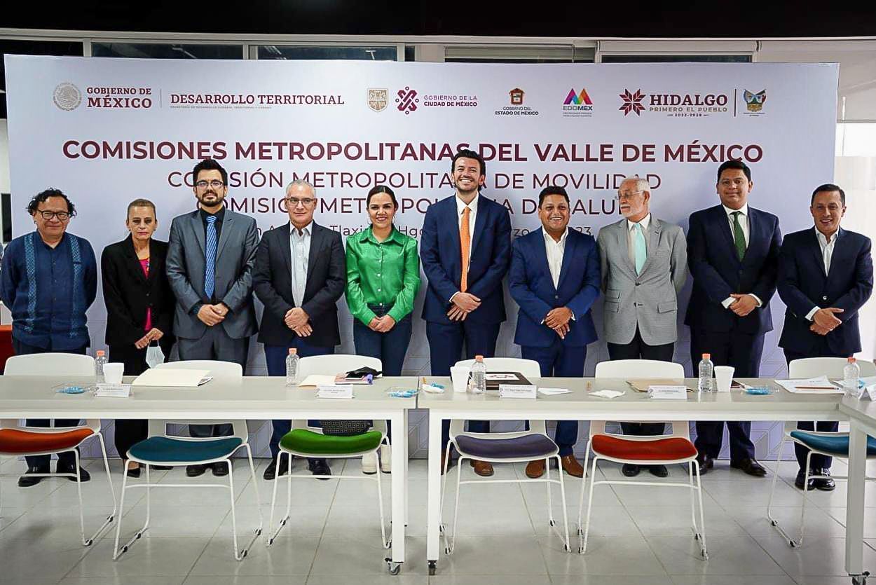 Hidalgo colabora en la Comisión Metropolitana del Valle de México