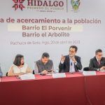 Realizan mesa de acercamiento en El Arbolito y El Porvenir