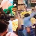 ¡A papazos! Viralizan video de pelea en Central de Abastos de Pachuca