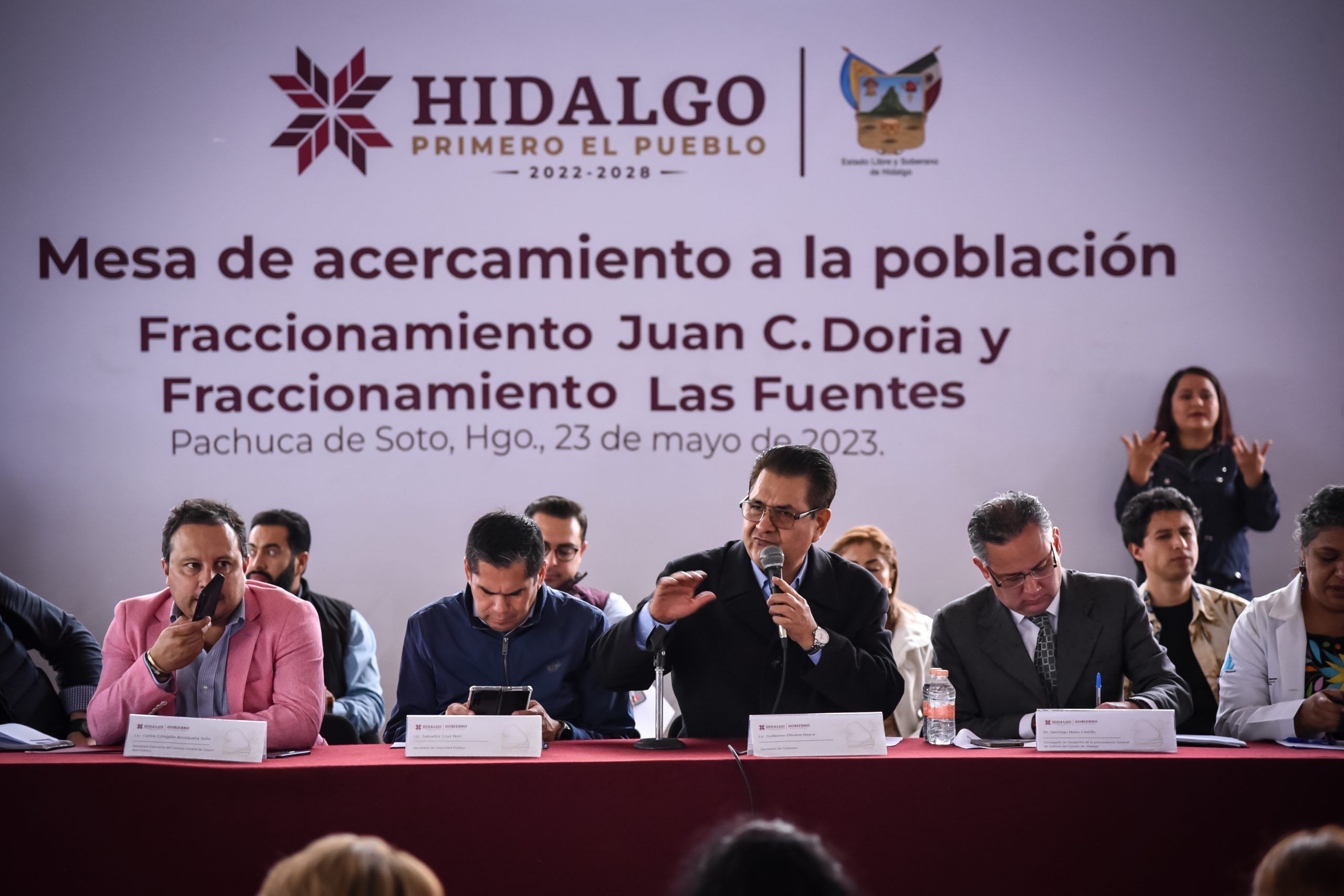 Realizan Mesa de Acercamiento en C. Doria y Las Fuentes