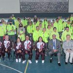 Titular de SEPH realizó abanderamiento a atletas de Olimpiadas Especiales que acudirán a Alemania