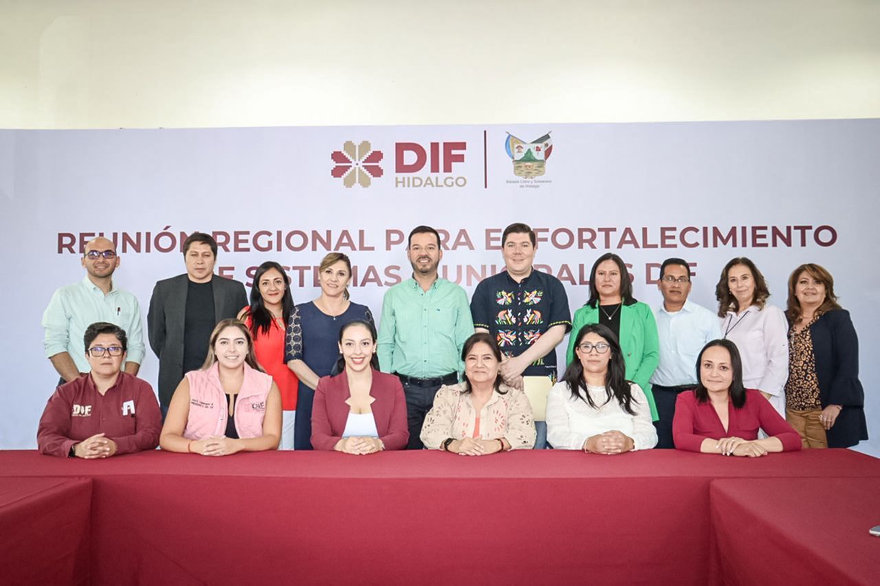 Edda Vite invita a los SMDIF de la Región 6 a trabajar por un Hidalgo fuerte y en desarrollo