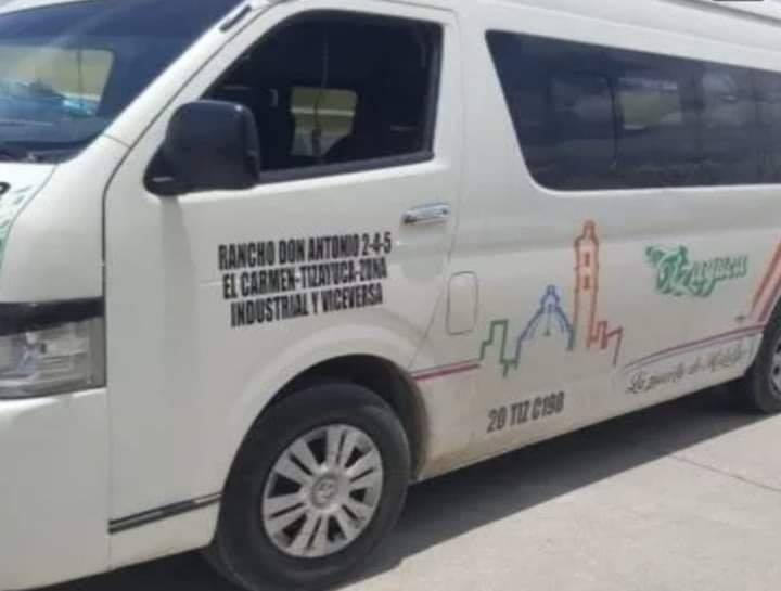 Asesinan a chofer de transporte público en Tizayuca